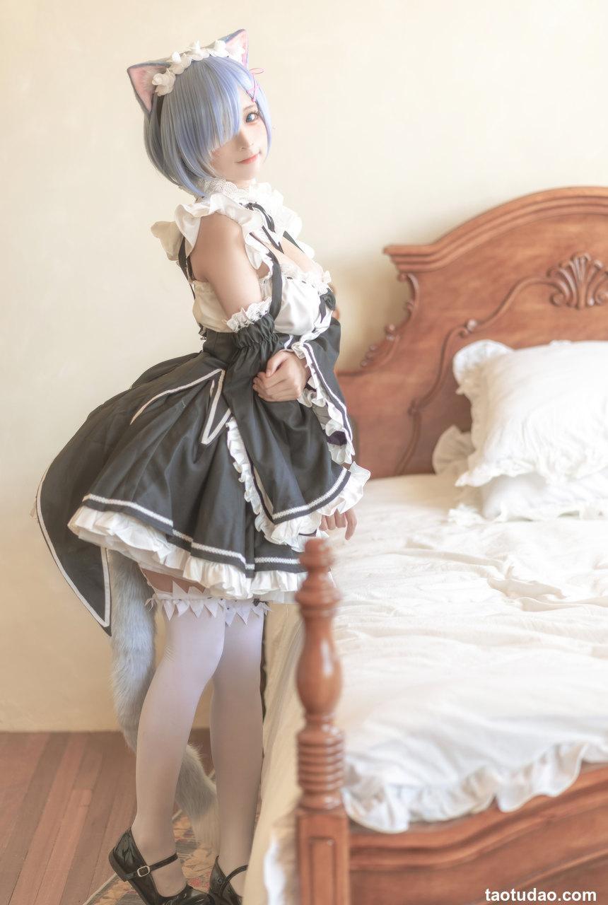 蠢沫沫 - NO.183 猫耳雷姆 [33P-318MB]