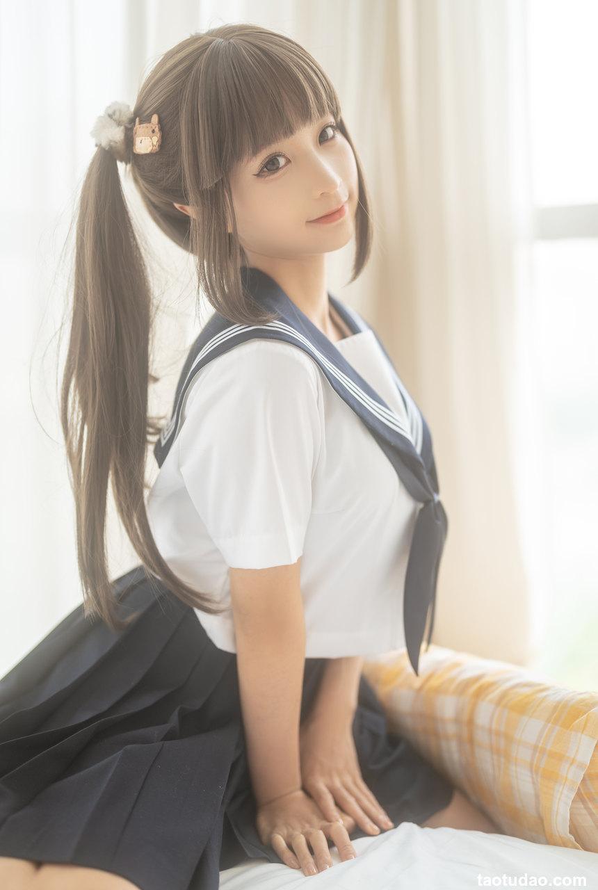 蠢沫沫 - NO.174 被窝JK [15P1V-400MB]