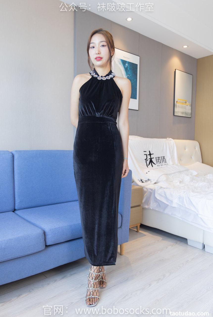 [BoBoSocks袜啵啵]NO.113 果果-高跟鞋、黑色网袜[141P+1V／5.67GB]