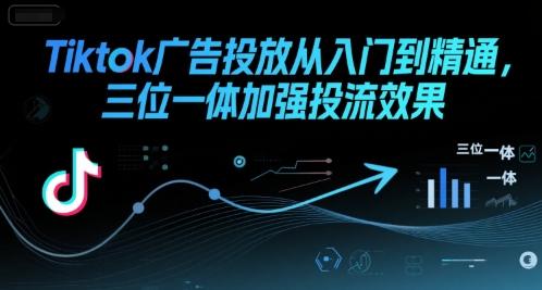 Tiktok广告投放从入门到精通三位一体加强投流