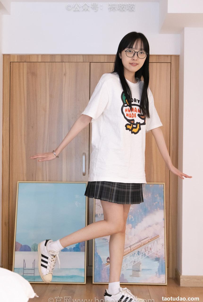 [BoBoSocks袜啵啵]NO.073 稚予-贝壳头、白棉袜、裸足[145P+1V／6.83GB]