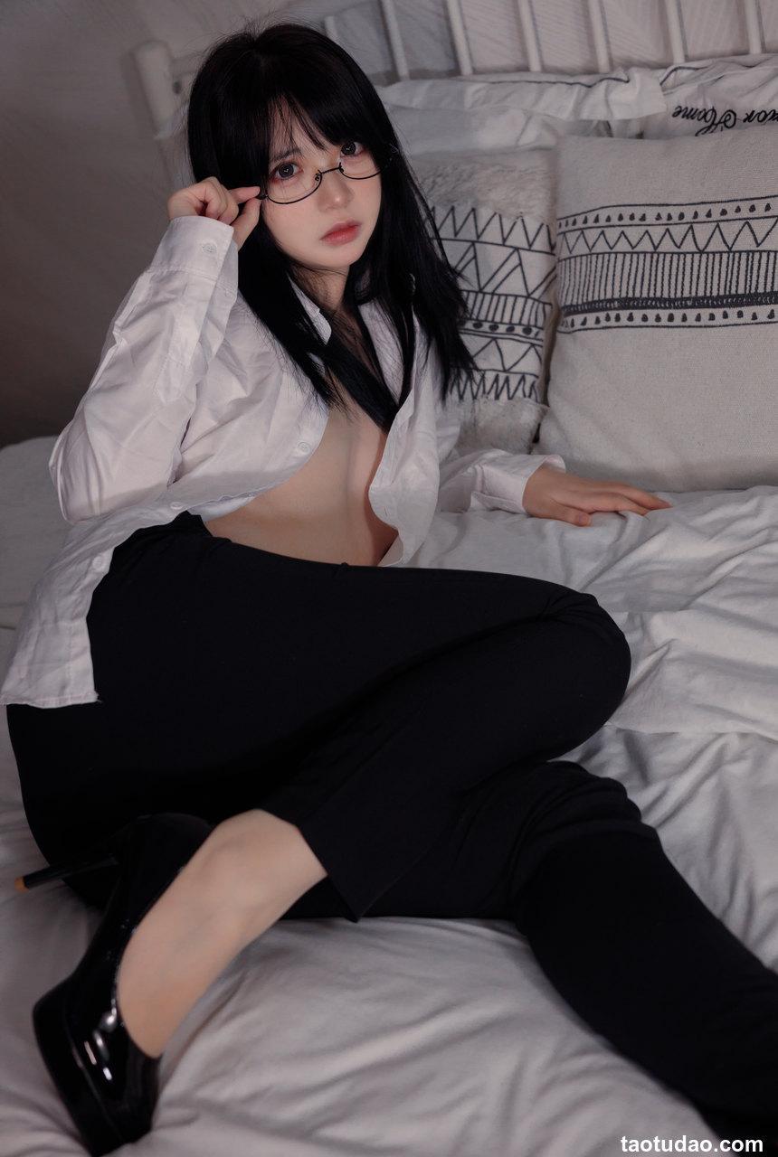 疯猫ss - NO.100 白色情人节福袋 长裤OL [40P-662MB]