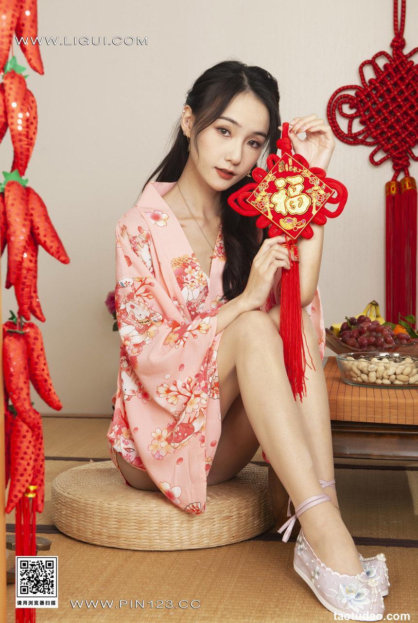 [Ligui丽柜] 2023.01.19 《花足迎春-上》兔子&心心 [70+1P-98M]