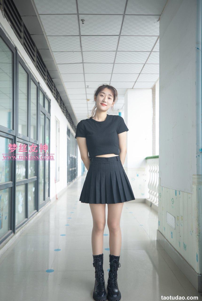 [MSLASS梦丝女神] 2022.03.24 《诗敏 靴下女神》 [40+1P-205M]