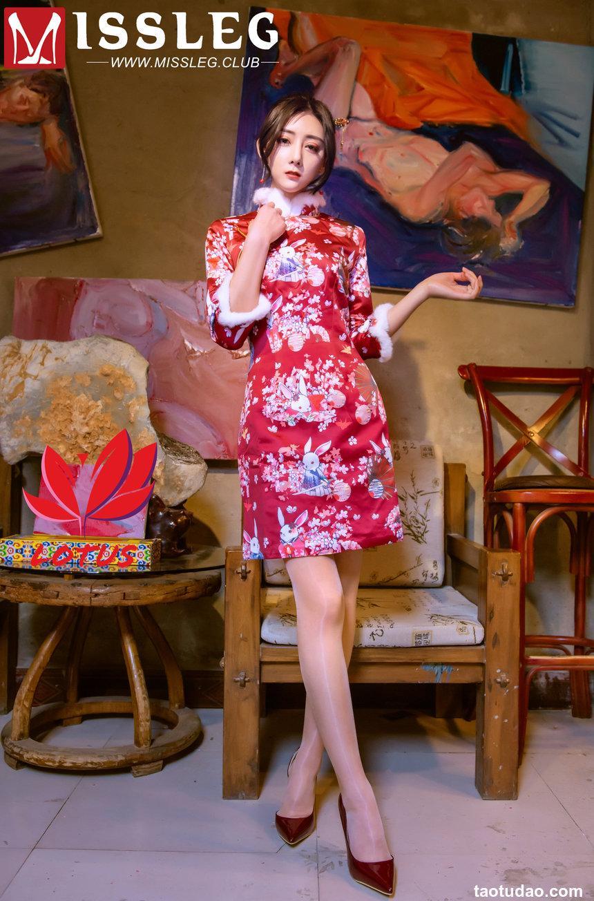 [MISSLEG蜜丝]钻石室内系列 2019.02.10 M004 院新年单人-熙熙 [60P]