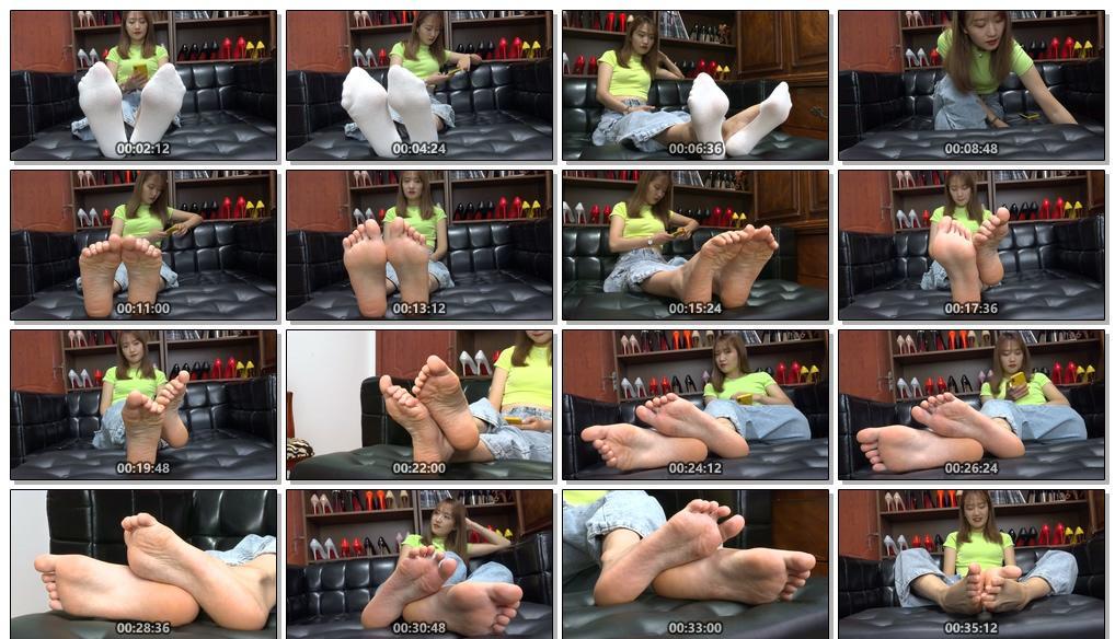 [A&F]丝足视频 035-美女珊珊展示性感的裸足 [1V-3.74G]