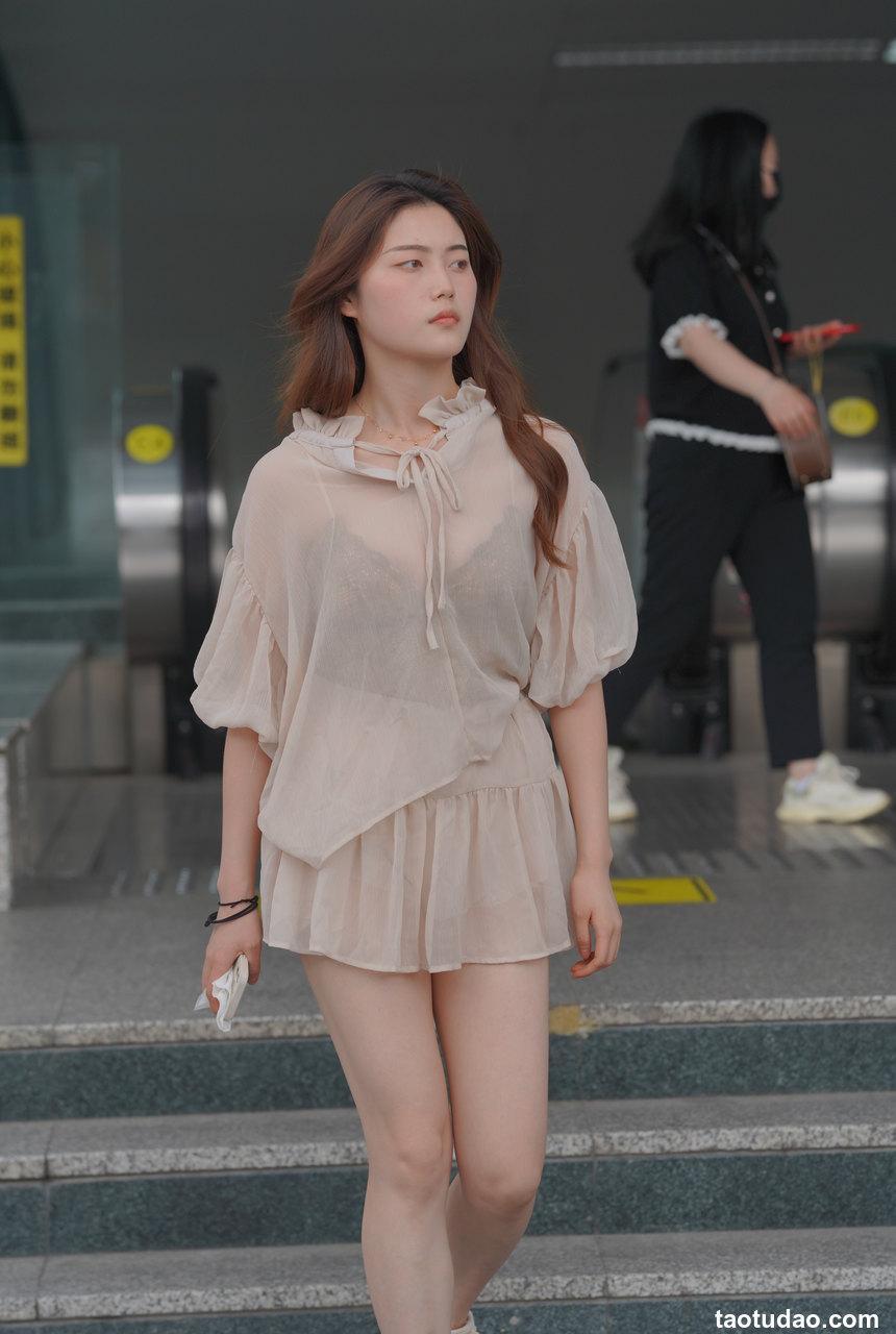 都市丽人纯色花边系带长袖衬衫小姐姐【298P-3.52G】