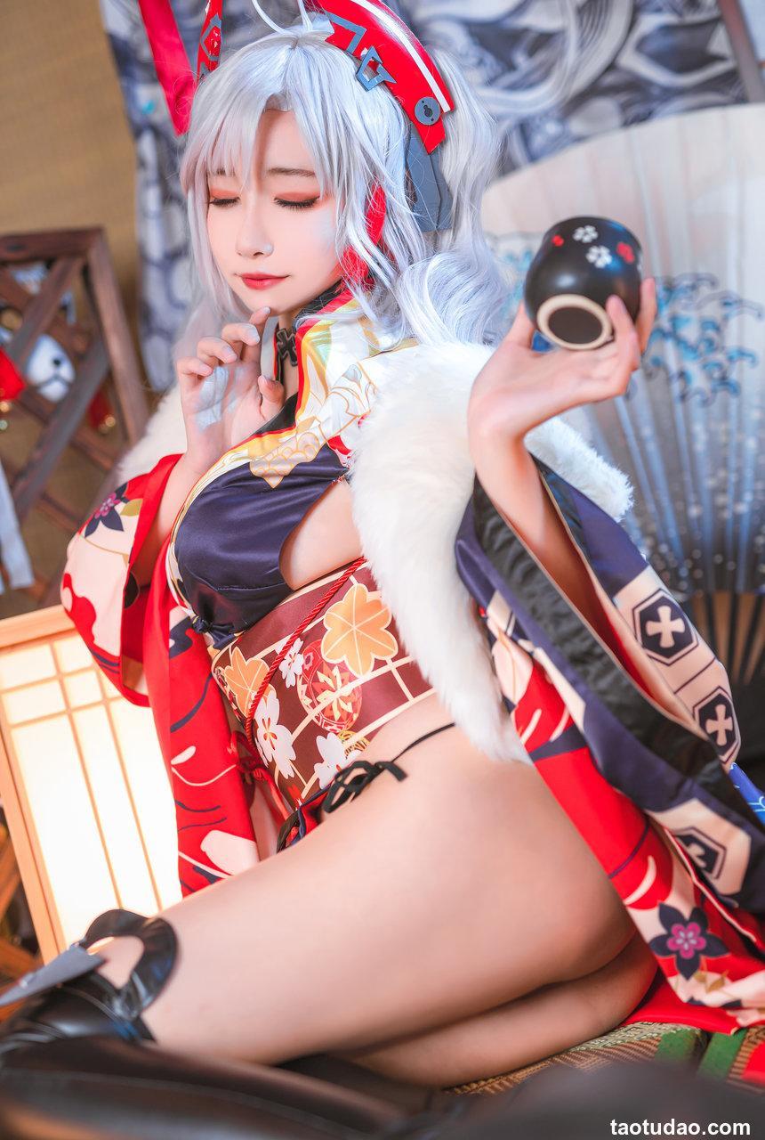 Momoko葵葵 NO.022 – 欧根之和服[20P／163MB]