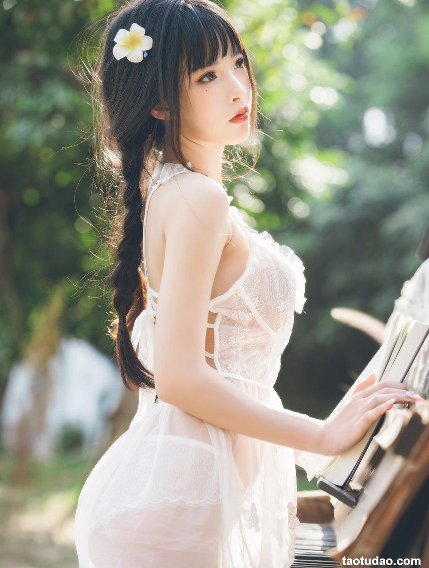 清水由乃 NO.021 - 田园蕾丝裙 [66P2.66G]