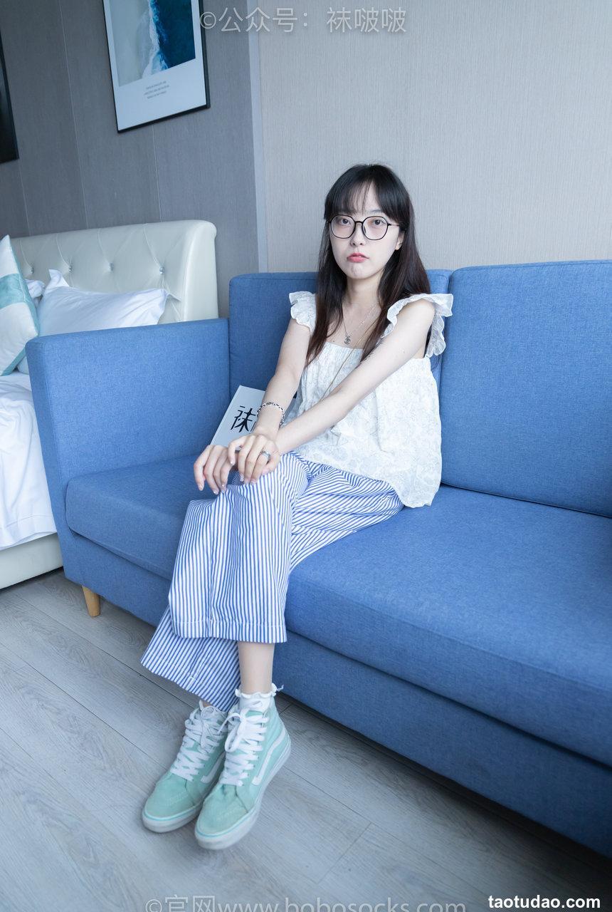 [BoBoSocks袜啵啵]NO.027 稚予- vans、白色棉袜、肉丝[136P+1V／3.35GB]