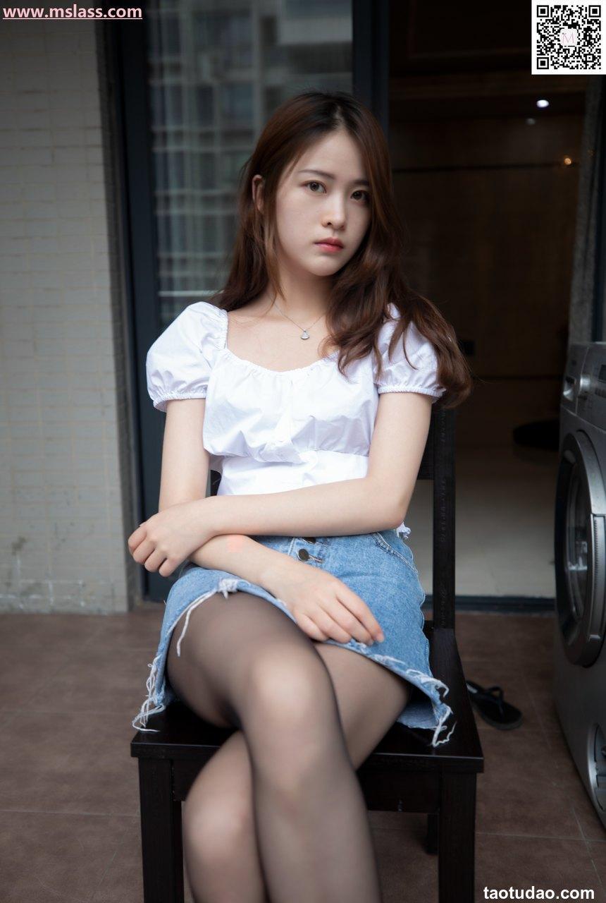 [MSLASS梦丝女神] 2019.08.28 魏婷婷《家中搭配黑袜》[70P-607MB]