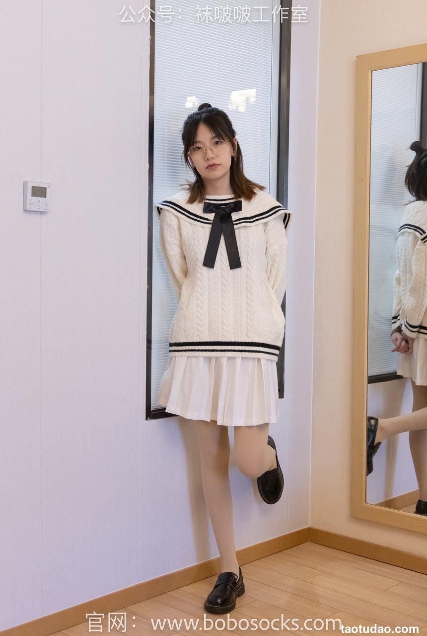 [BoBoSocks袜啵啵]NO.117 小甜豆-黑皮鞋、厚肉丝[135P+1V／6.25GB]