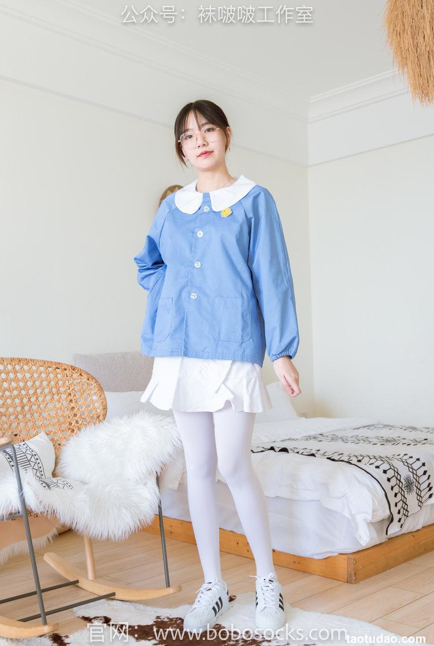 [BoBoSocks袜啵啵]NO.093 小甜豆-贝壳头、厚白丝[132P+1V／5.96GB]