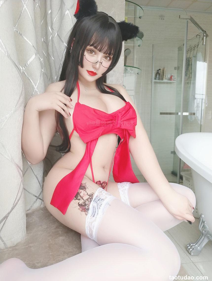 夏鸽鸽不想起床 NO.011 - 红丝带[36P+3V／75MB]