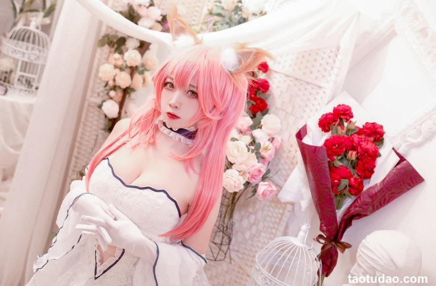 二佐Nisa — fate玉藻前婚纱[9P／128MB]