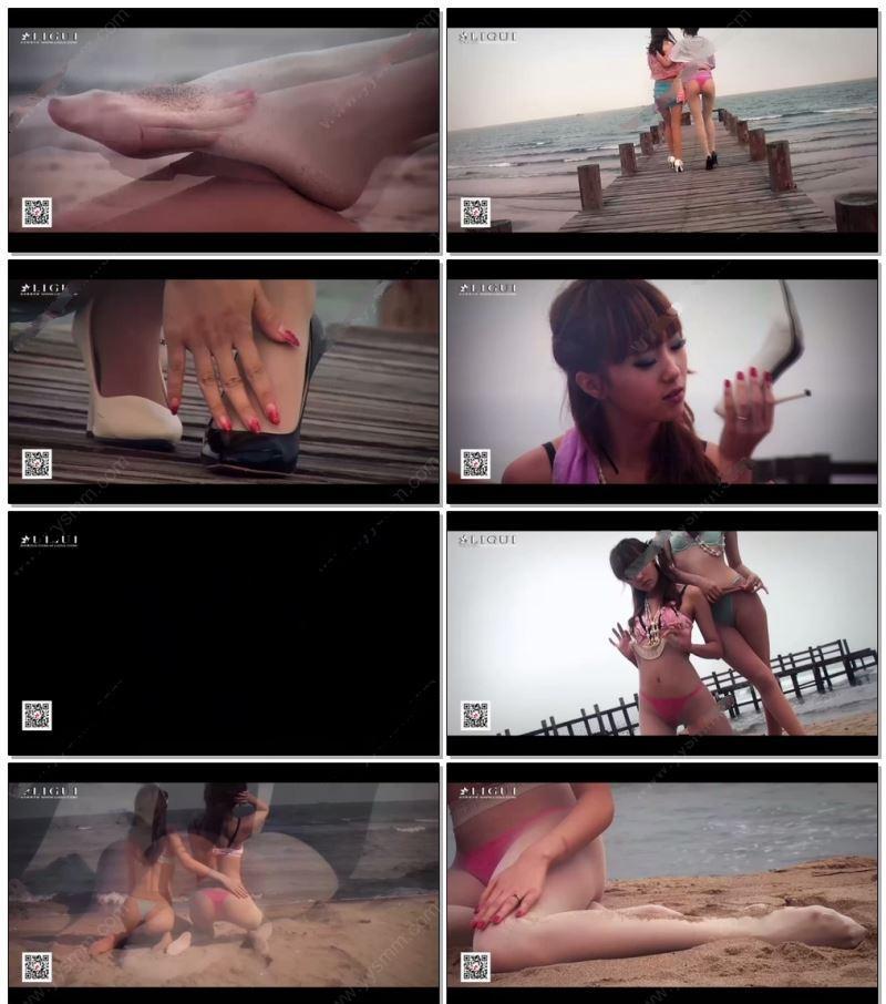 [Ligui丽柜]HD017Vicky&桃子 双生花冰火交融上[1V/183M]