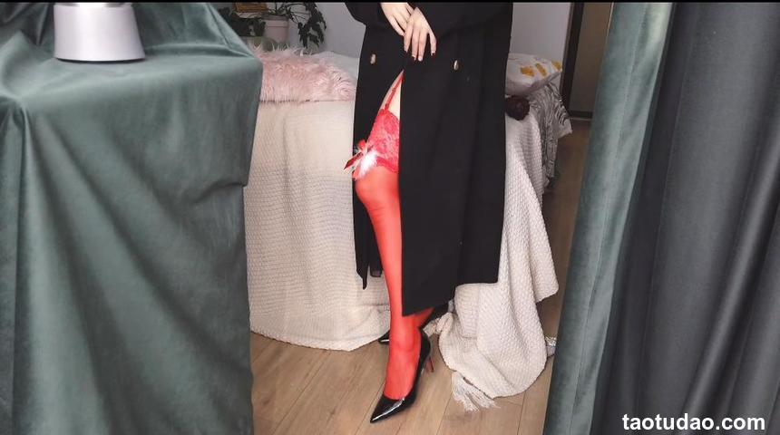 安乔乔 NO.035 睡衣红丝 [1V+1.31G]