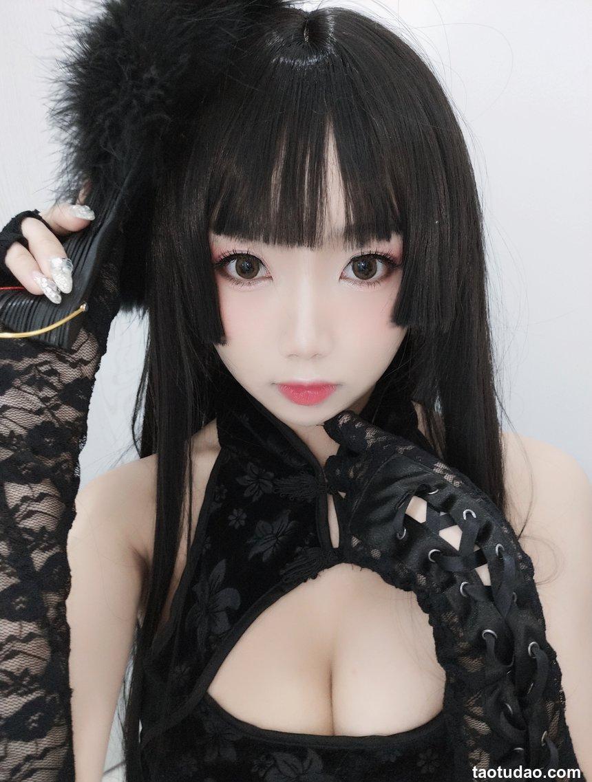 鬼畜瑶 NO.018 黑色旗袍 [70P1V-204MB]