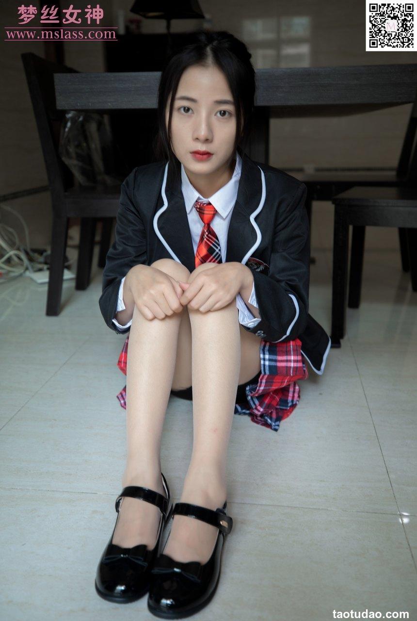 [MSLASS梦丝女神] 2019.09.23 雪馨《JK的室内》[50P-373MB]