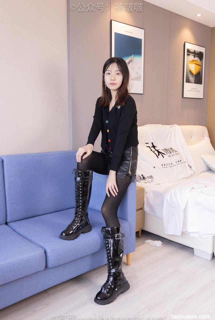 [BoBoSocks袜啵啵]NO.072 小甜豆-两双长靴、厚黑丝、厚肉丝[144P+1V／6.59GB]