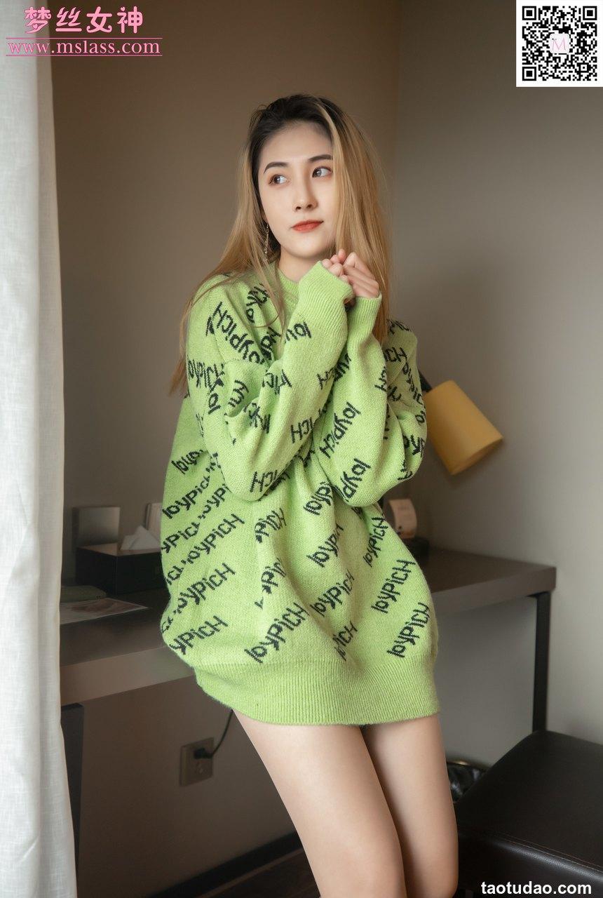 [MSLASS梦丝女神] 2019.11.27 小允儿《喜欢绿绿的衣服》[64P+1V-1.17G]