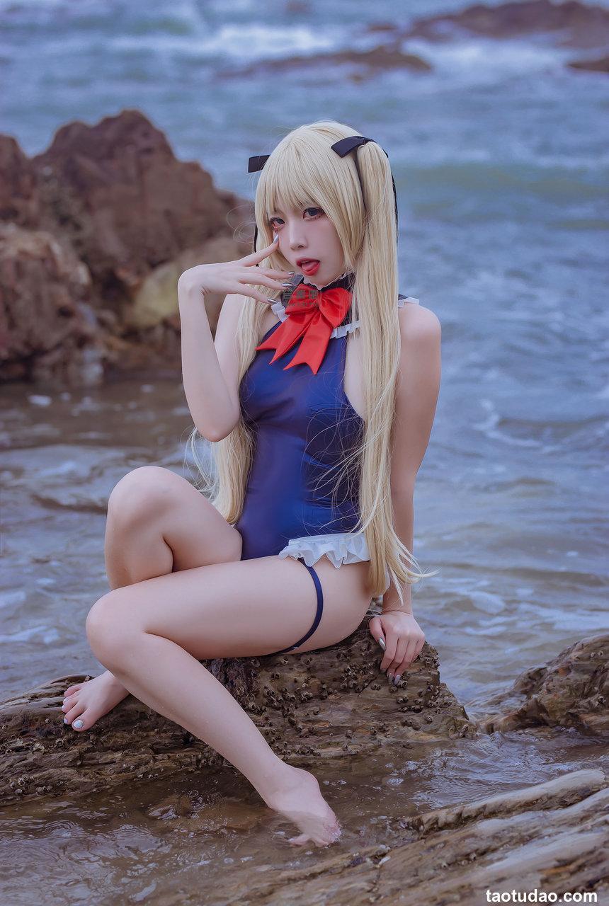 二佐Nisa 碧蓝航线 天城泳装[20P-352MB]