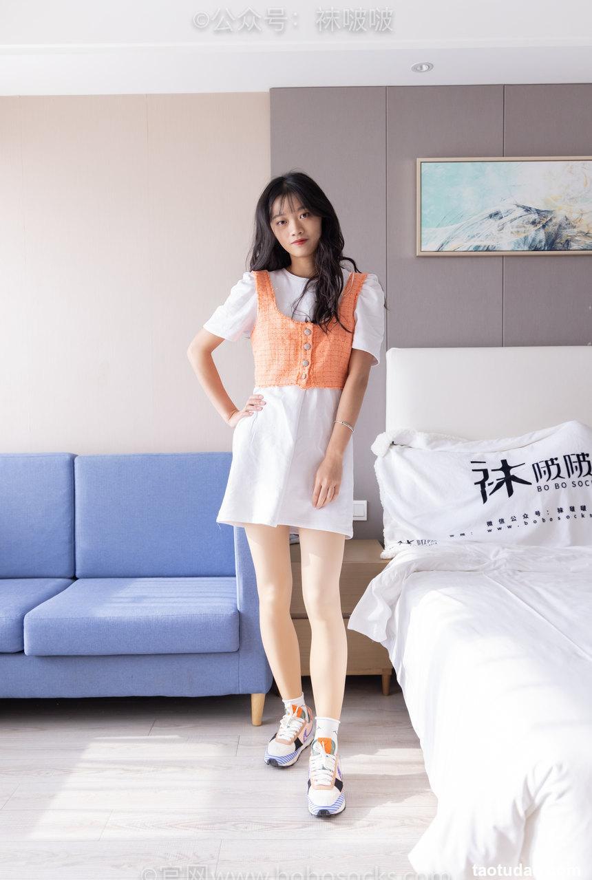 [BoBoSocks袜啵啵]NO.062 涵涵-运动鞋、白棉袜、厚肉丝[145P+1V／6.63GB]