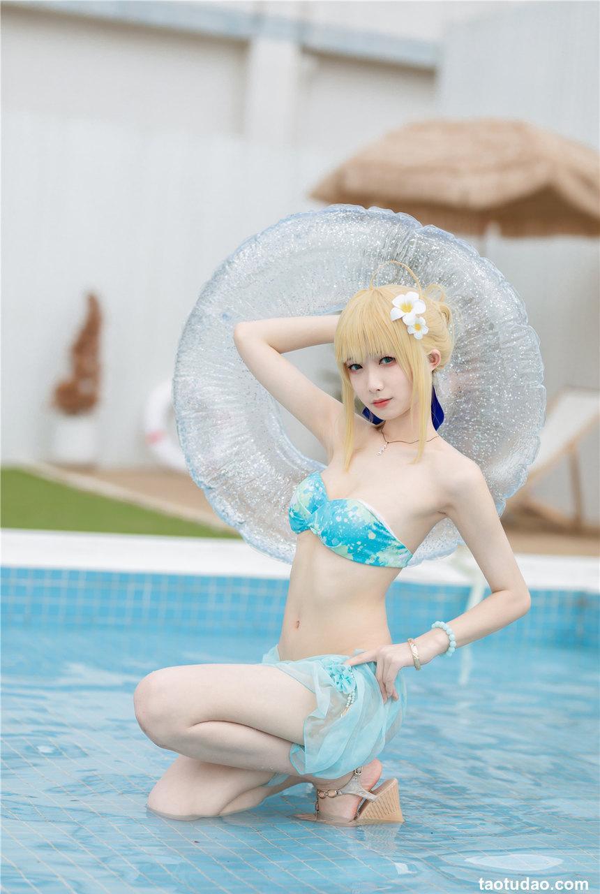 封疆疆v -  阿尔托莉雅·潘德拉贡 泳装 [40P-45MB]