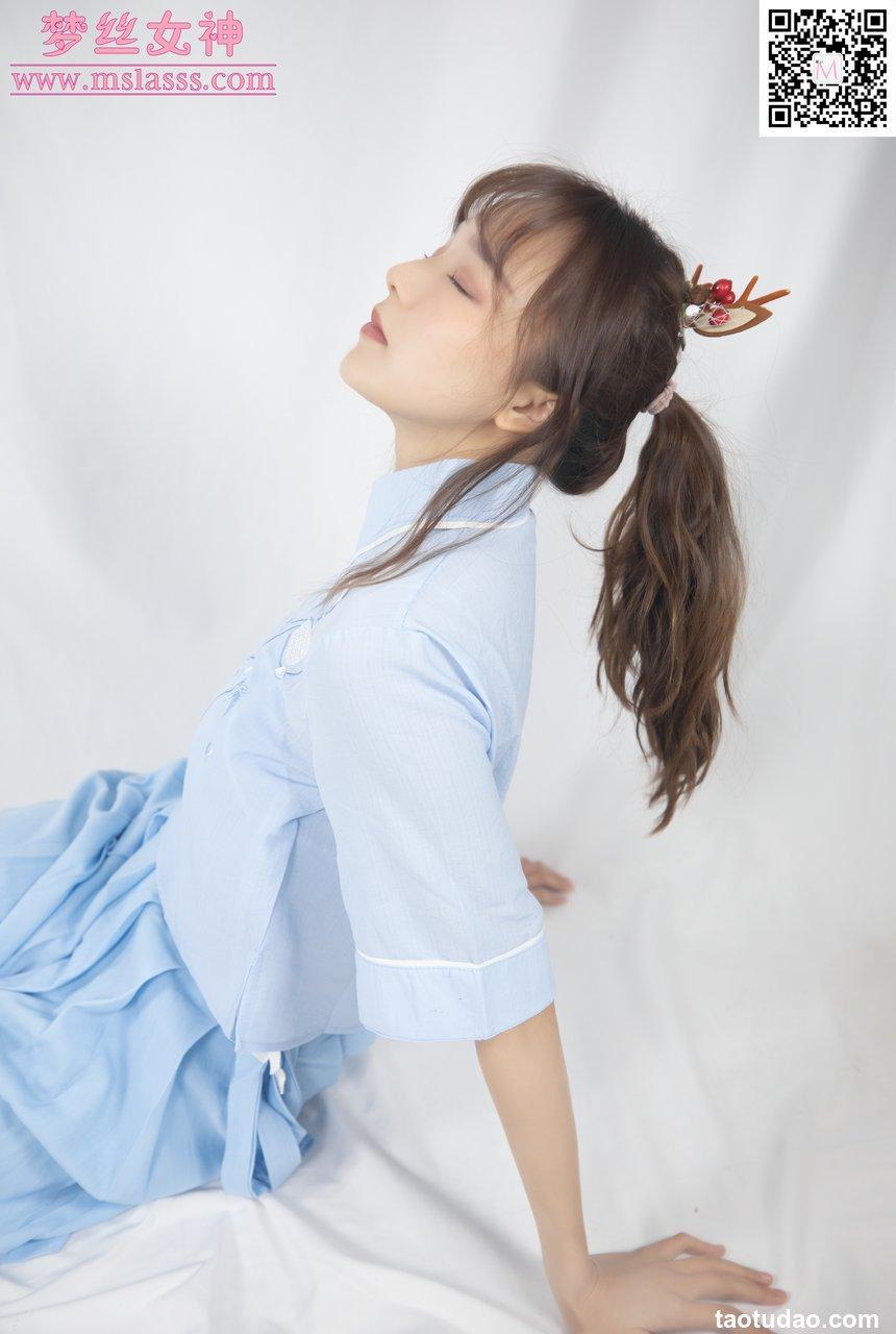 [MSLASS梦丝女神] 2020.01.01 NO.081 《玥玥 蓝色仙女古装》[72+1P501M]