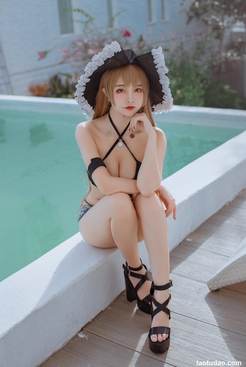 二佐Nisa 碧蓝航线 千代田泳装[20P-363MB]