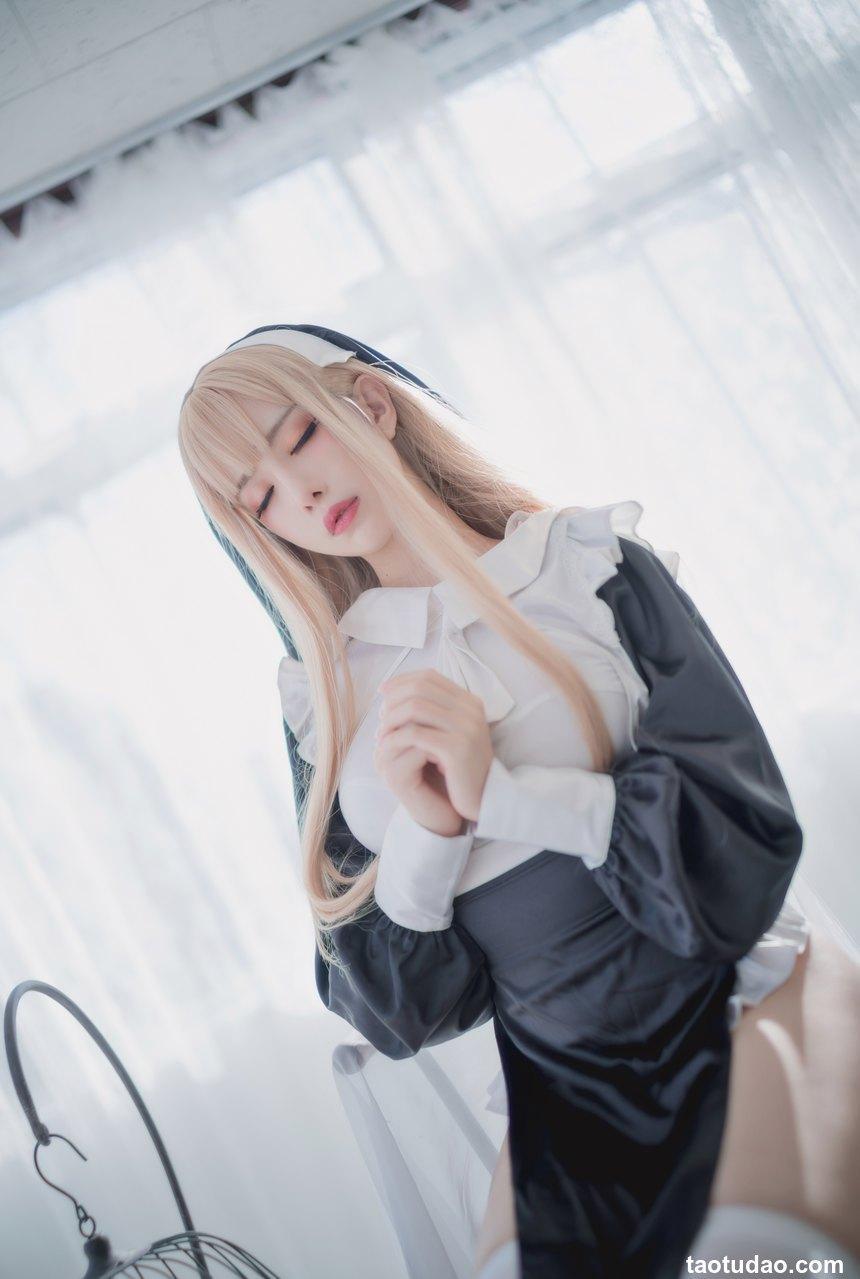 Shika小鹿鹿 - NO.83 修女 [16P-172MB]