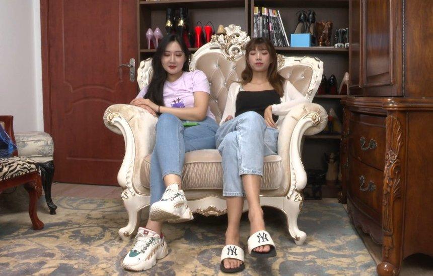 [A&F]丝足视频 081-小影&路欣展示性感脚丫 [1V-2.86G]