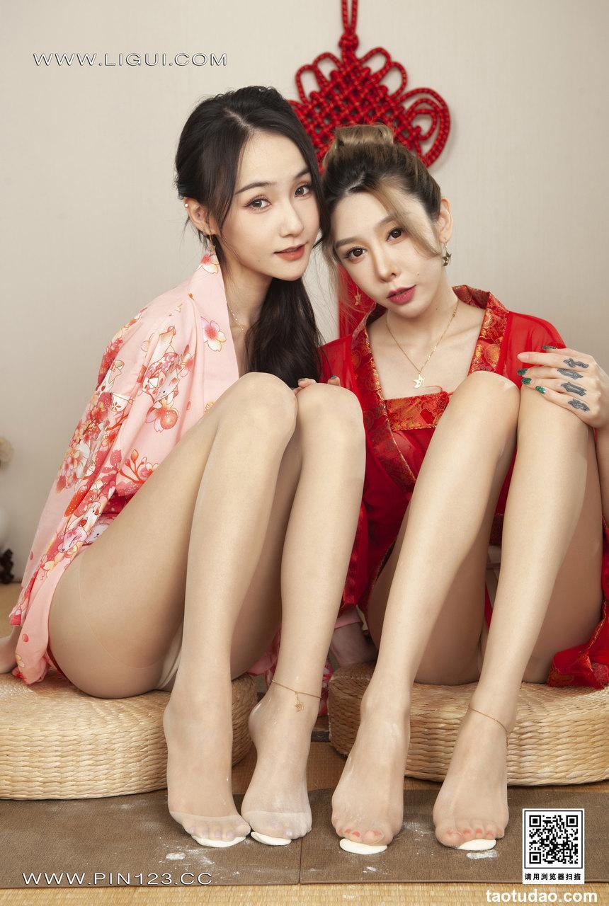 [Ligui丽柜] 2023.01.21 《花足迎春-下》兔子&心心 [73+1P-90M]