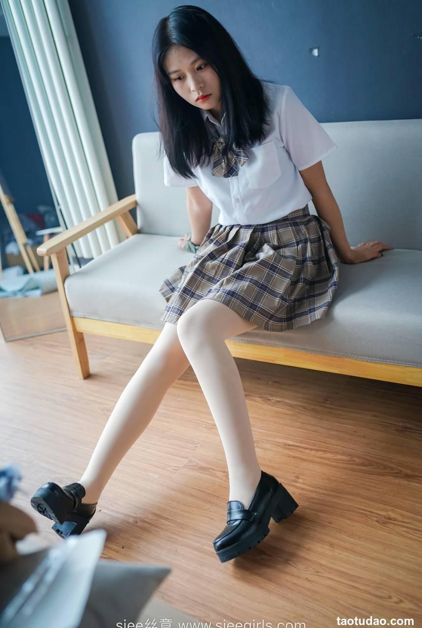 [SIEE丝意] No.472 文文 小皮鞋学生装，厚肉丝 [65P-117MB]