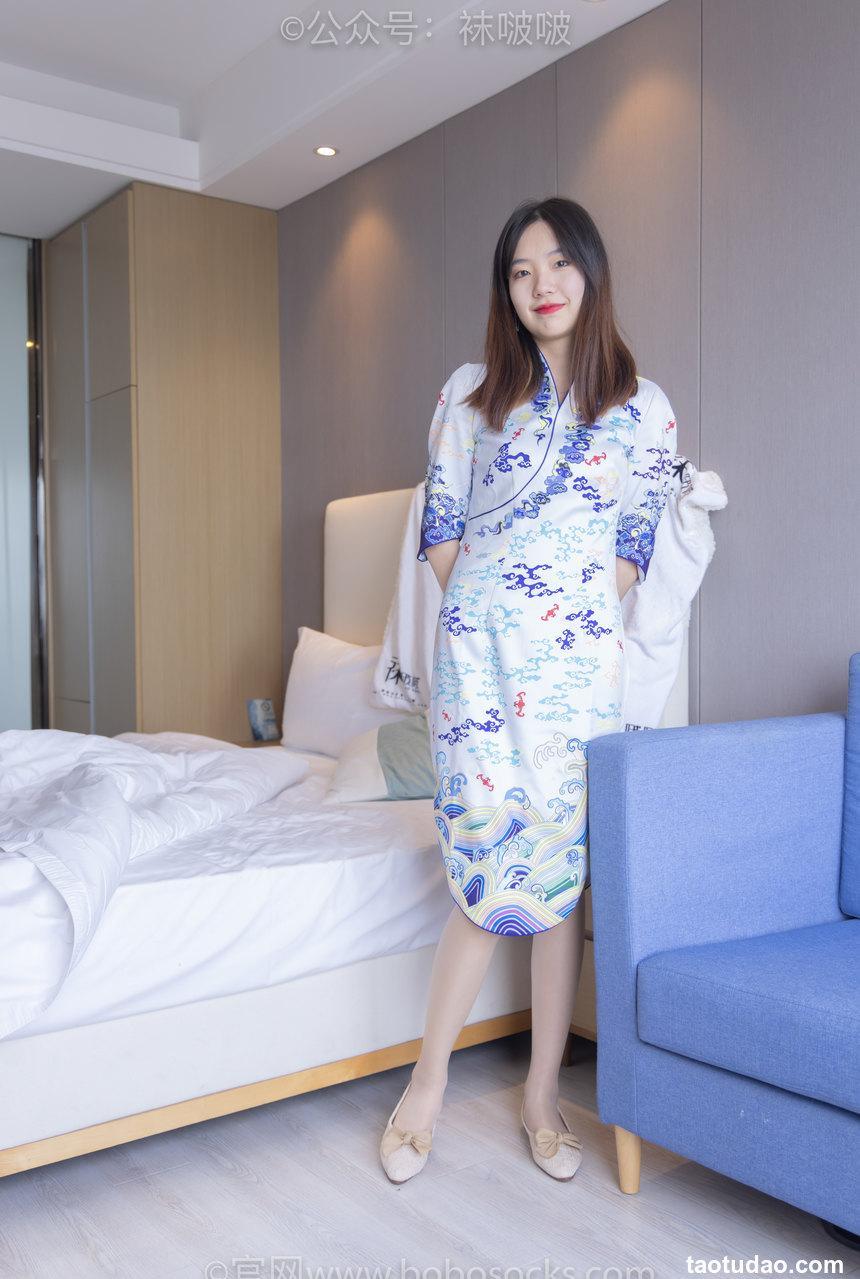 [BoBoSocks袜啵啵]NO.082 小甜豆-旗袍、皮底鞋、高跟鞋、肉丝[140P+1V／6.76GB]