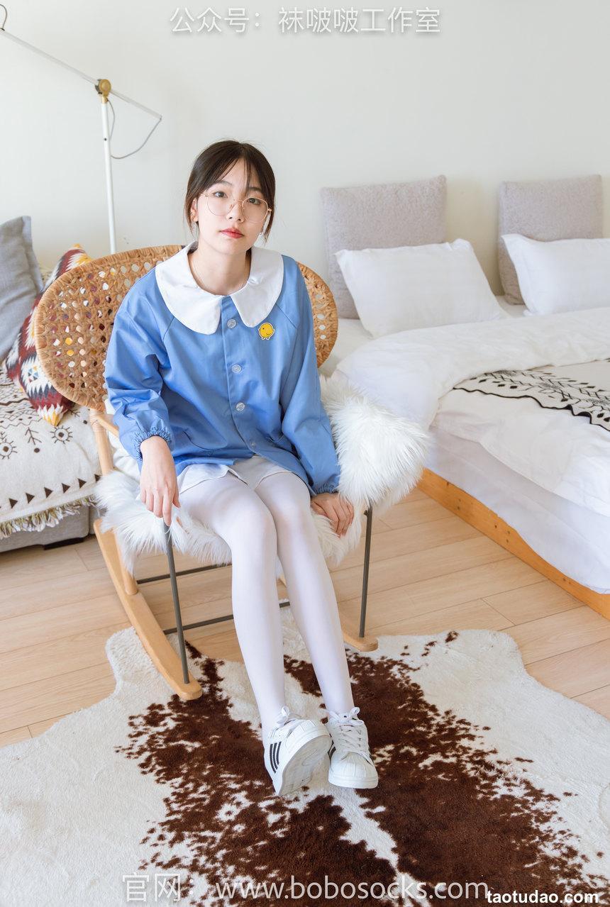 [BoBoSocks袜啵啵]NO.093 小甜豆-贝壳头、厚白丝[132P+1V／5.96GB]