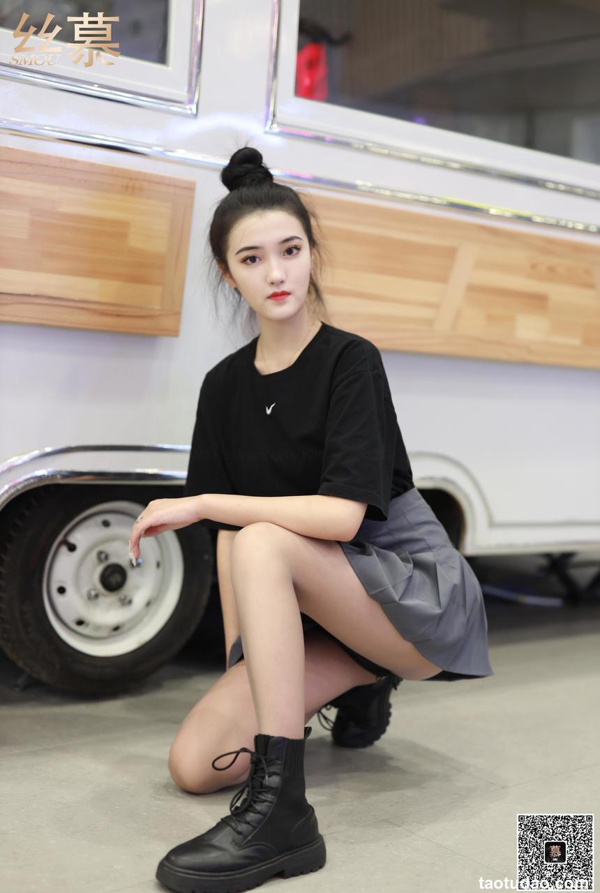 丝慕写真 SM332 紫宁《靴控体验》