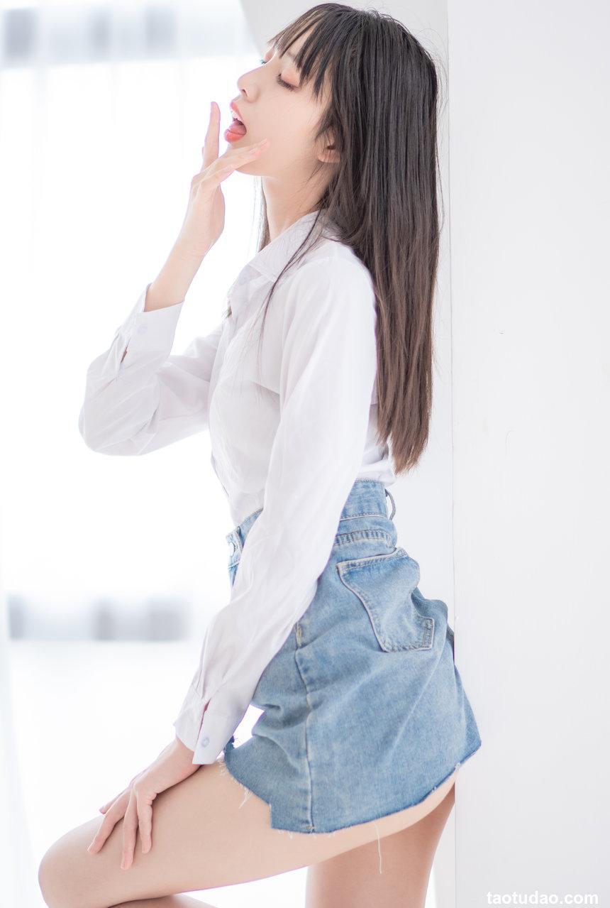 西瓜少女 NO.020    衬衫牛仔裙[61P-297M]