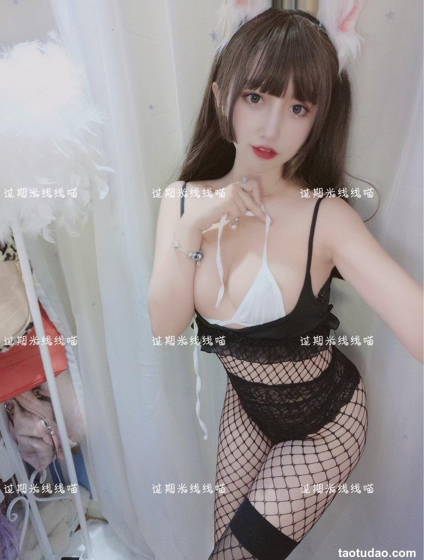 过期米线线喵 网袜 黑色 [22P 10M]