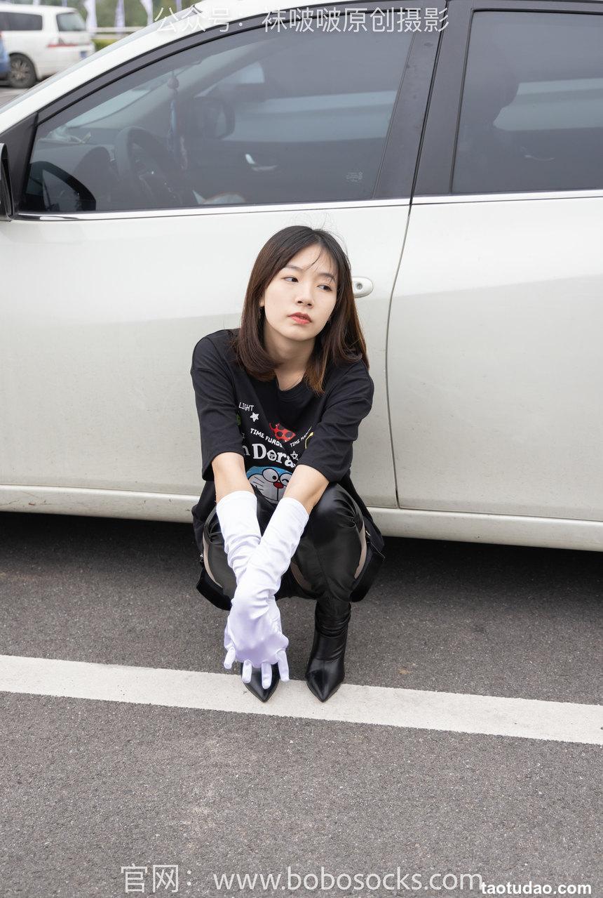 [BoBoSocks袜啵啵]NO.146 小甜豆-高跟长靴、黑色踩脚裤、肉丝[154P+1V／6.19GB]
