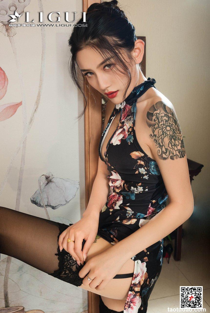 [Ligui丽柜]2020.03.12《黑色旗欲》-甜甜[60+1P144M]