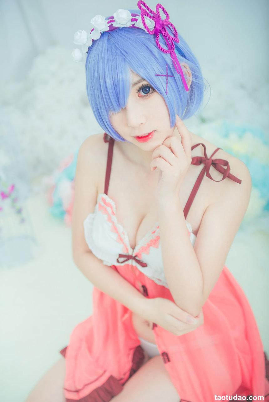 黑米粥 NO.010 – 雷姆睡衣 [24P-63M]