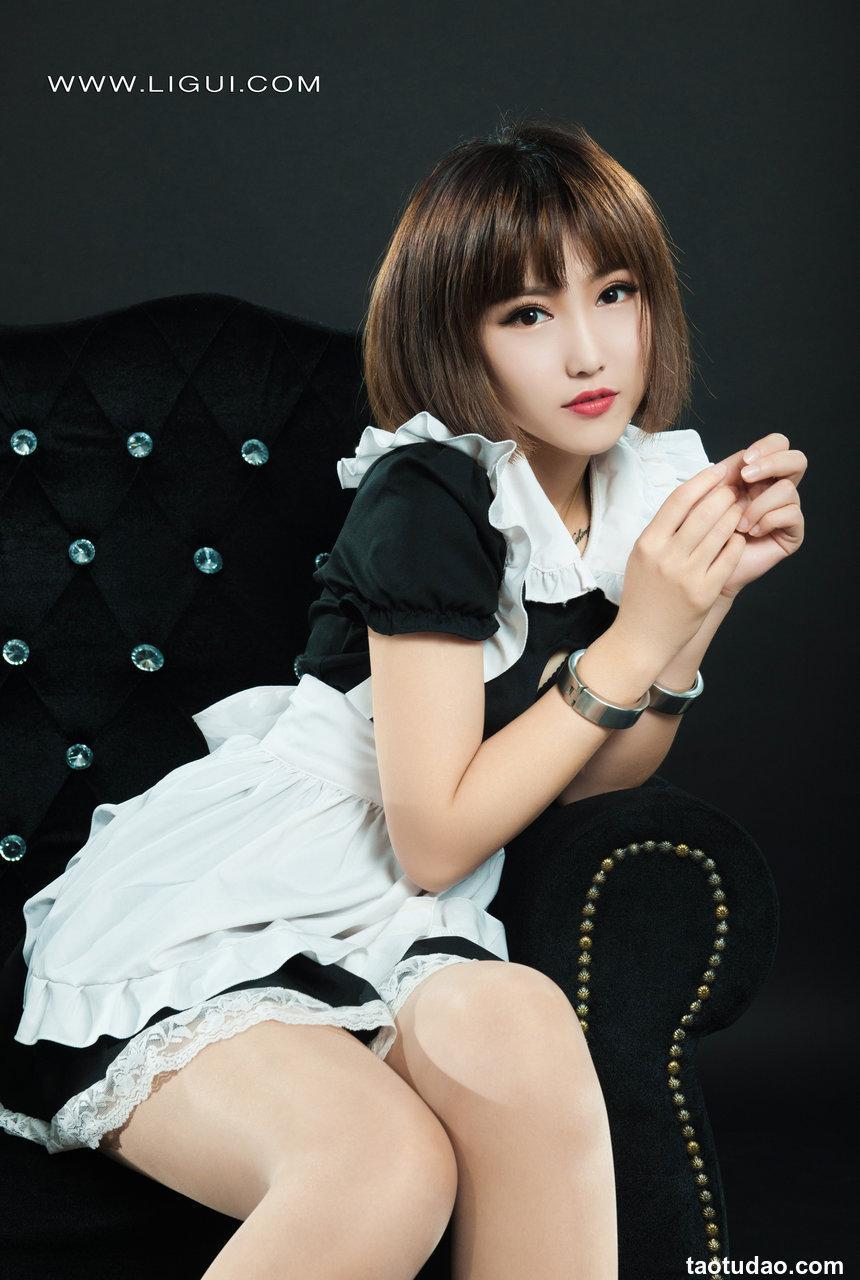 [Ligui丽柜] 2022.02.23 《美仆之链》小爽 [67+1P-77M]