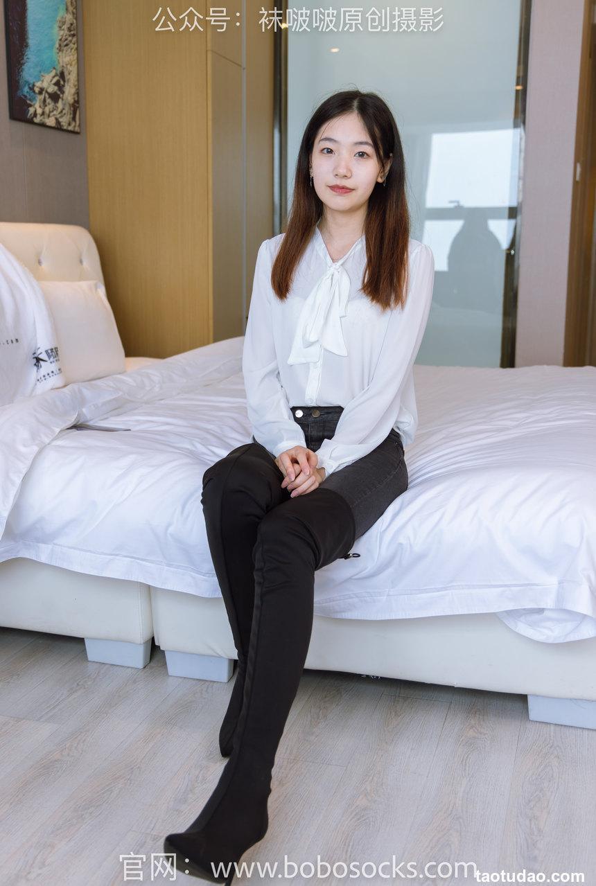 [BoBoSocks袜啵啵]NO.158 小甜豆-高跟长靴、白棉袜、裸足[136P+1V／5.70GB]