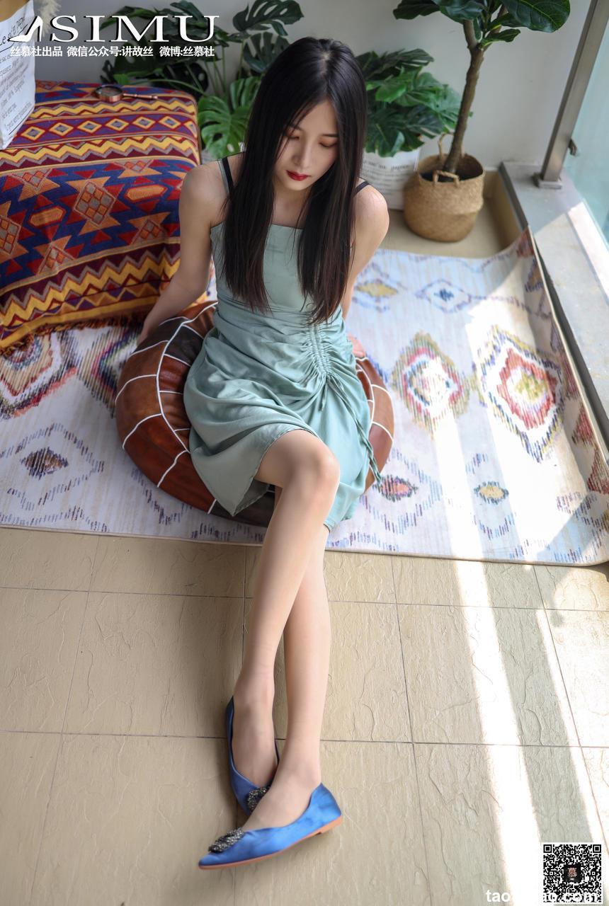 丝慕写真 特写集 TX024 熙熙《阳台玩丝的熙熙》