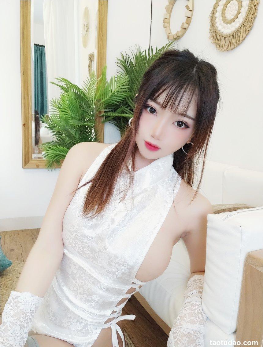 鬼畜瑶 NO.037 白色旗袍[30P-78MB]