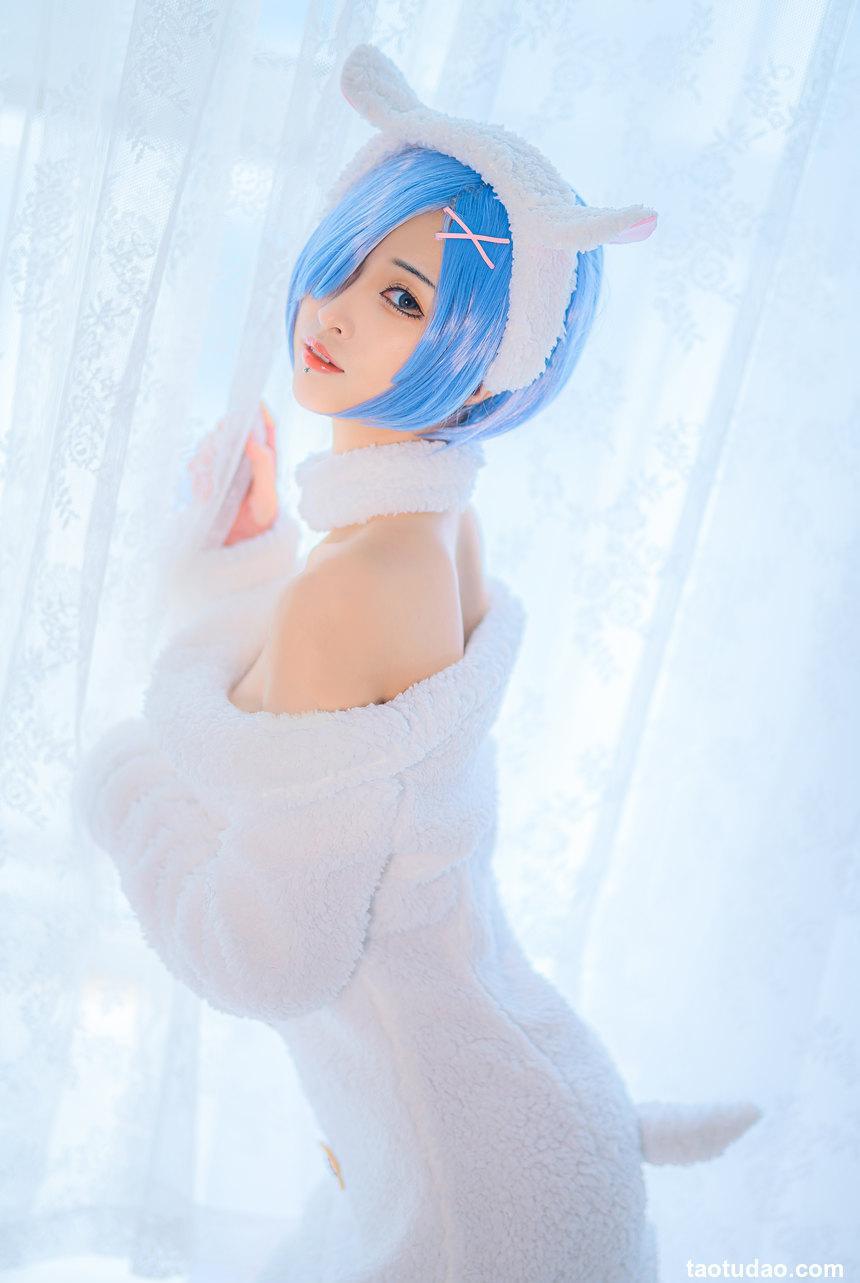 妹抖青 - 蕾姆绵羊 [10P-85MB]