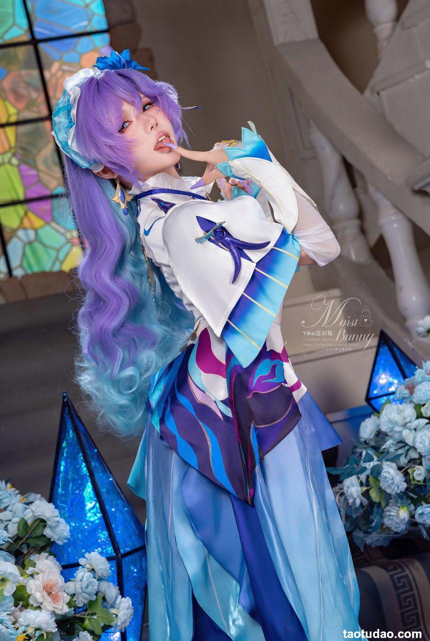 咬一口兔娘(Yiko湿润兔) – 鸣潮 坎特蕾拉 [114P+3V-2.48GB]