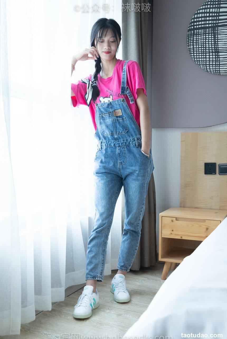 [BoBoSocks袜啵啵]NO.024 涵涵-板鞋、白棉袜、裸足[134P+1V／3.93GB]