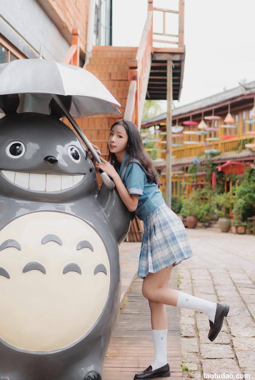 西瓜少女 NO.004 – 丽江写真JK户外 [44P-483MB]